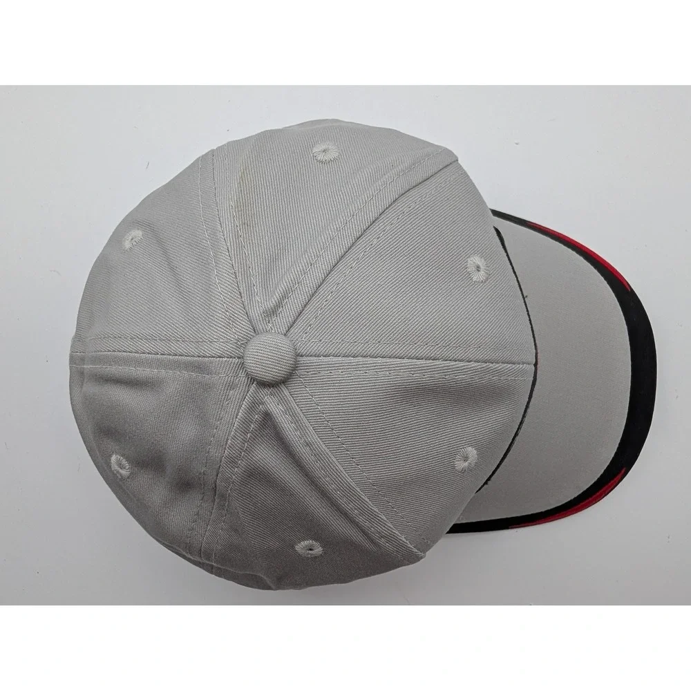 ConocoPhillips Logo Hat Mens Gray Black Red Adjustable Cotton Baseball Cap
